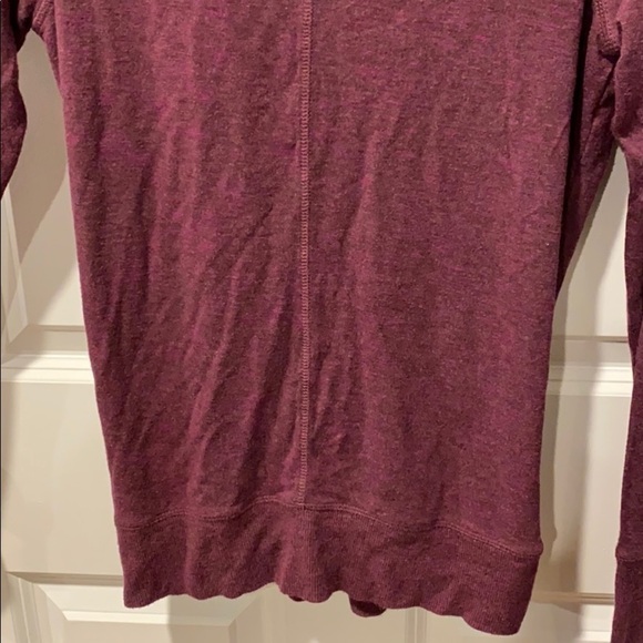 Athleta Burgundy Fitted Wrap Hoodie - Picture 8 of 16